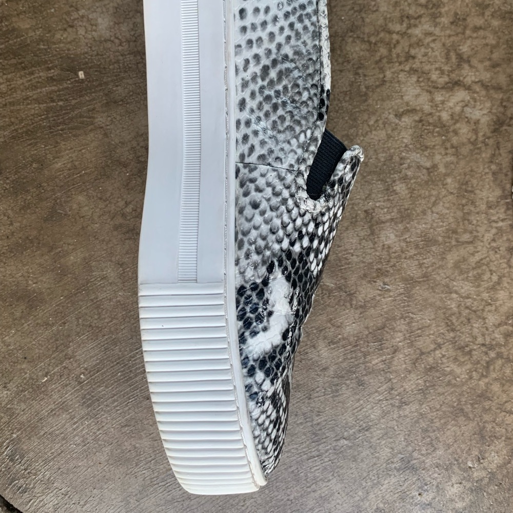 Halogen Python Printed Leather Shoes - image 8